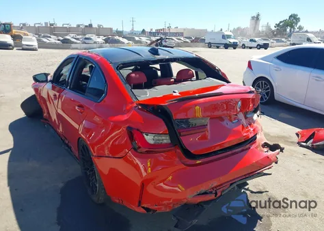 2022 BMW M3 Competition xDrive из США, поврежденный, VIN WBS43AY0XNFN12882